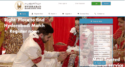 Desktop Screenshot of hyderabadmarriages.com